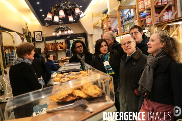 Anne hidalgo avec bernard cazeneuve sur la securit¢