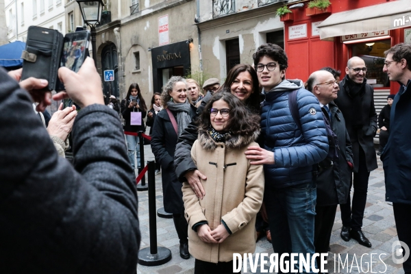 Anne hidalgo avec bernard cazeneuve sur la securit¢