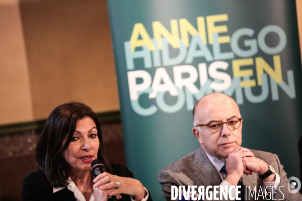 Anne hidalgo avec bernard cazeneuve sur la securit¢