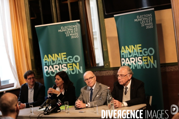 Anne hidalgo avec bernard cazeneuve sur la securit¢