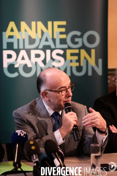 Anne hidalgo avec bernard cazeneuve sur la securit¢