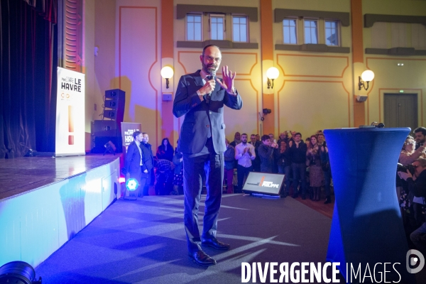 Edouard Philippe en campagne municipale au Havre