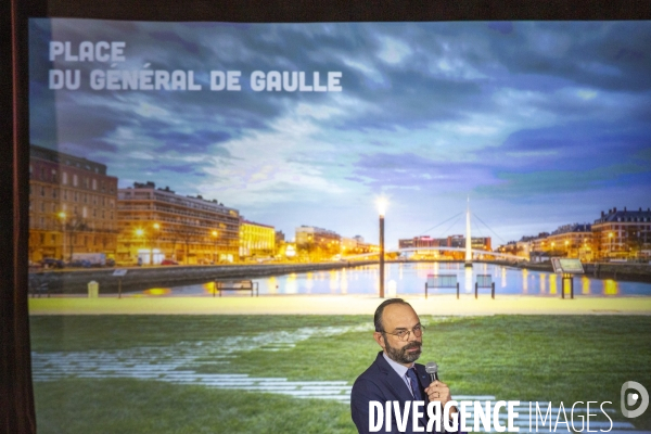 Edouard Philippe en campagne municipale au Havre