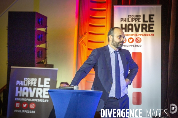 Edouard Philippe en campagne municipale au Havre