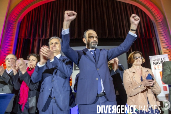 Edouard Philippe en campagne municipale au Havre