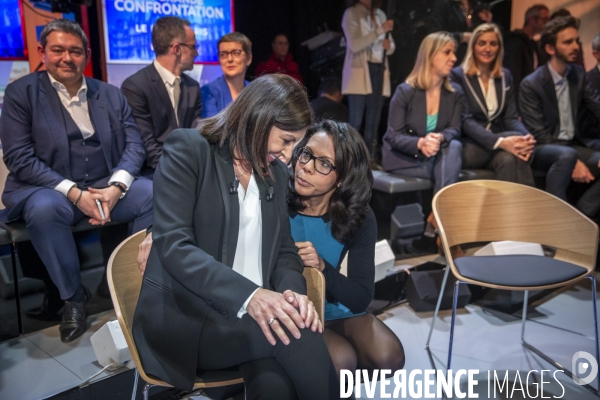 Débat entre les candidats aux élections municipales à Paris sur le plateau de LCI