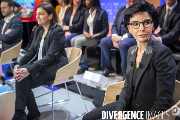 Débat entre les candidats aux élections municipales à Paris sur le plateau de LCI