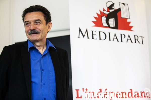 Conférence de presse annuelle de Médiapart.