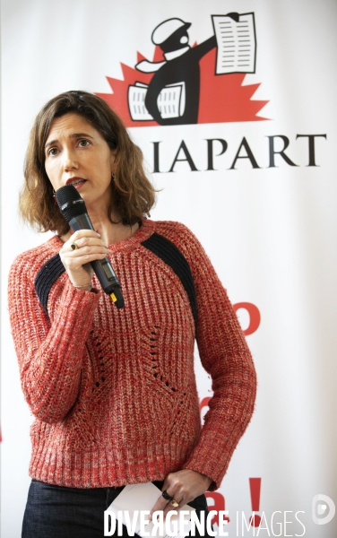 Conférence de presse annuelle de Médiapart.