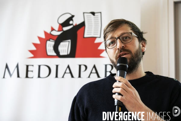 Conférence de presse annuelle de Médiapart.