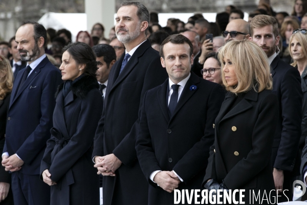 Cérémonie d hommage aux victimes du terrorisme au Trocadéro.