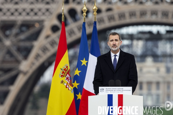 Cérémonie d hommage aux victimes du terrorisme au Trocadéro.