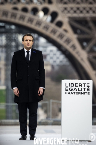 Cérémonie d hommage aux victimes du terrorisme au Trocadéro.