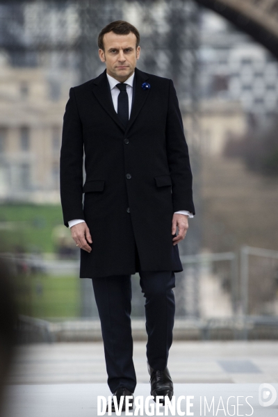 Cérémonie d hommage aux victimes du terrorisme au Trocadéro.