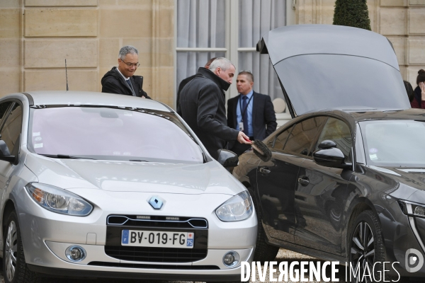 Emmanuel et brigitte Macron à l elysée