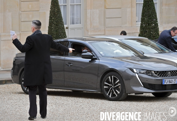 Emmanuel et brigitte Macron à l elysée