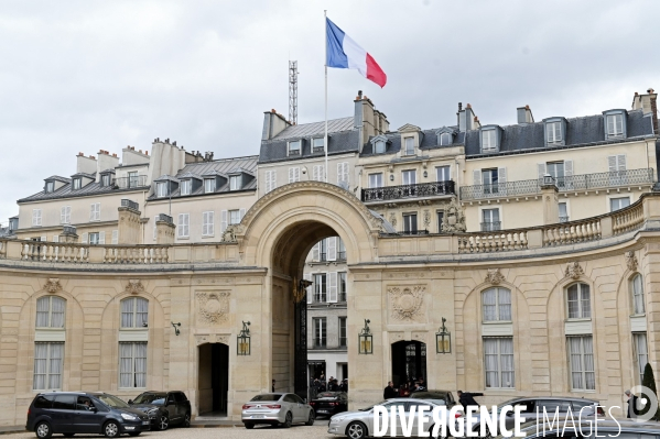 Emmanuel et brigitte Macron à l elysée