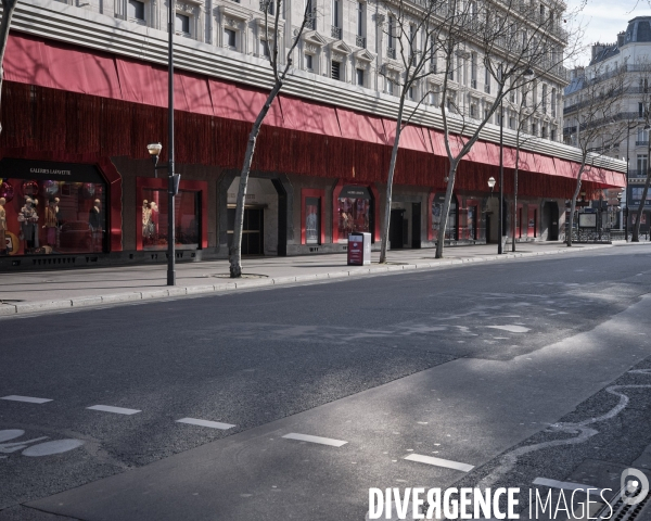 Paris à l heure du Coronavirus, premier jour de confinement