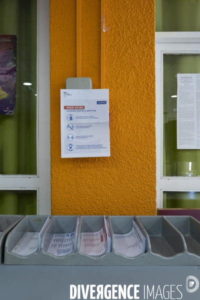 1er tour des elections municipales a Mareille