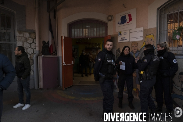 1er tour des elections municipales a Mareille