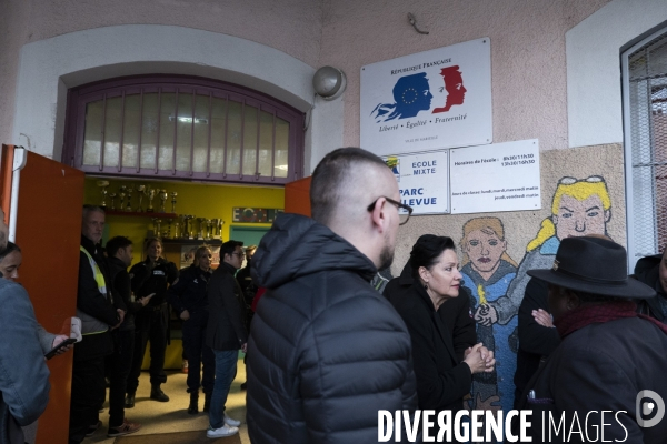1er tour des elections municipales a Mareille