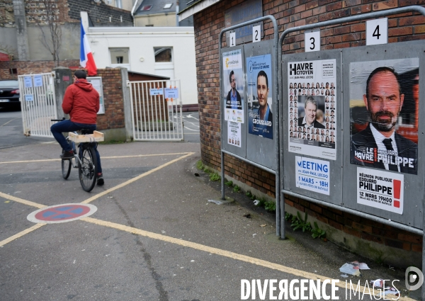 Premier tour des élections municipales au Havre