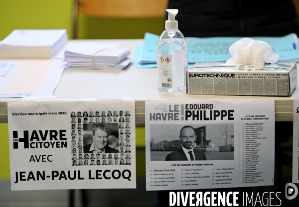 Premier tour des élections municipales au Havre