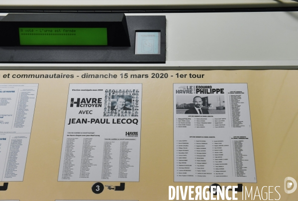 Premier tour des élections municipales au Havre