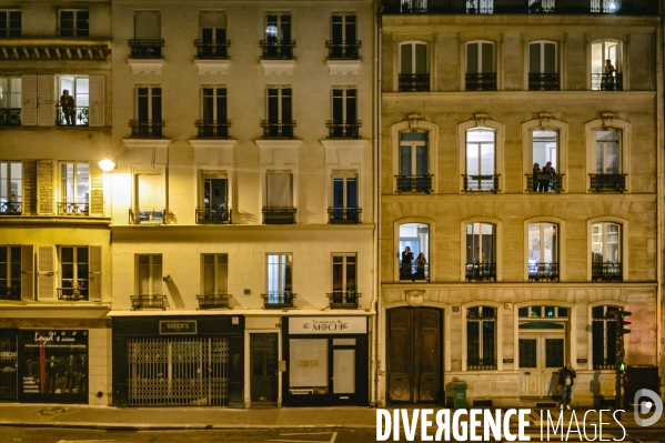 Paris confiné : hommage aux soignants