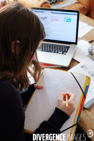 Travail scolaire pendant le confinement