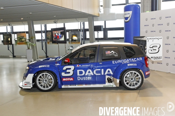 Duster DACIA en préparation pour la course de Pike s Peak, au USA.