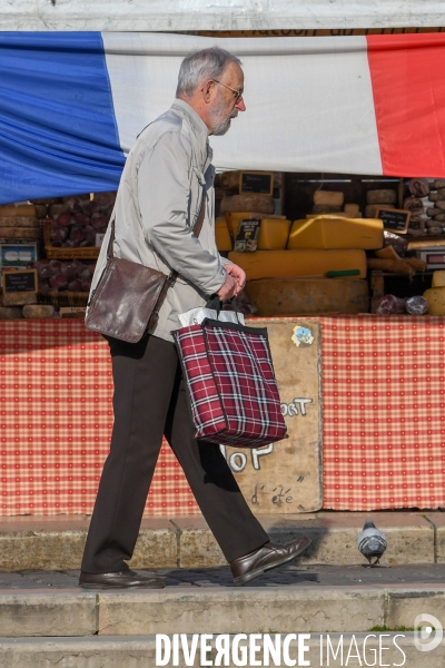 Marché de Valence au 5e jour de confinement