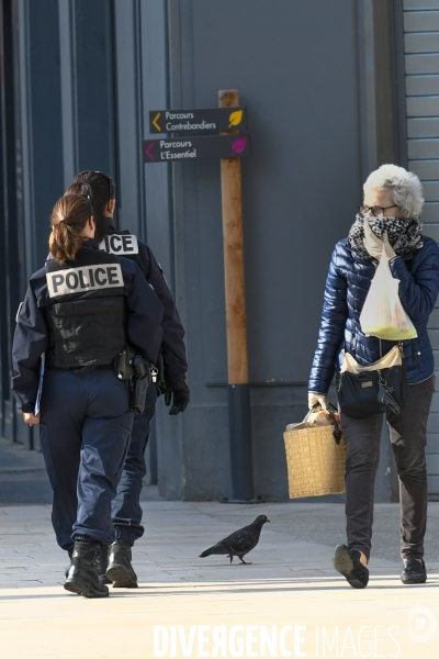 Marché de Valence au 5e jour de confinement