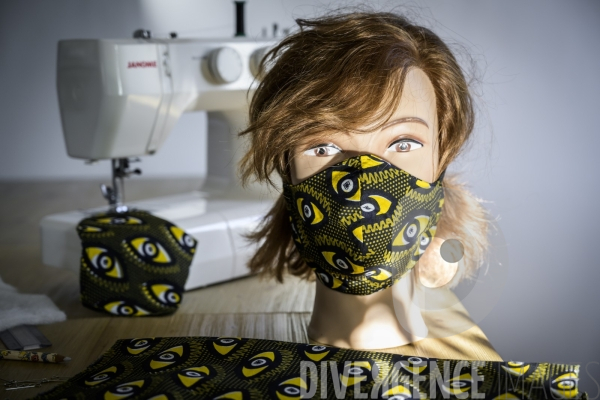 Fabrication de masque artisanal pour lutter contre le coronavirus