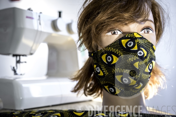 Fabrication de masque artisanal pour lutter contre le coronavirus