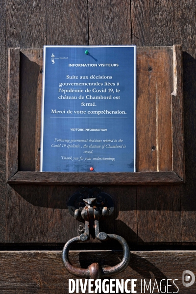 Covid19 - Fermeture du Château de Chambord