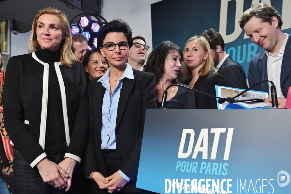 Rachida dati presente son projet pour paris