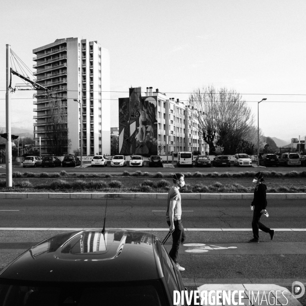 Première semaine de confinement à Grenoble