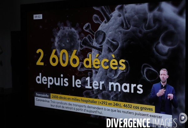 Zapping tv 30 mars pandemie coronavirus-covid19