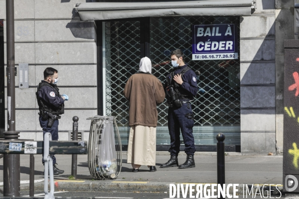 CORONAVIRUS - Contrôle policier à Paris