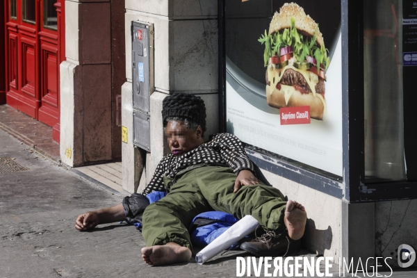 CORONAVIRUS - sans-abri dans la rue