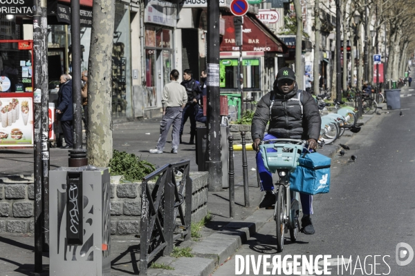 Coronavirus - livreur de deliveroo