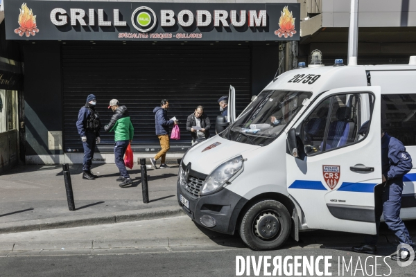 CORONAVIRUS - Contrôle policier en Banlieue