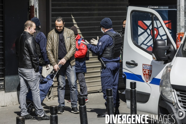 CORONAVIRUS - Contrôle policier en Banlieue
