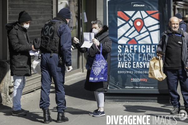 CORONAVIRUS - Contrôle policier en Banlieue