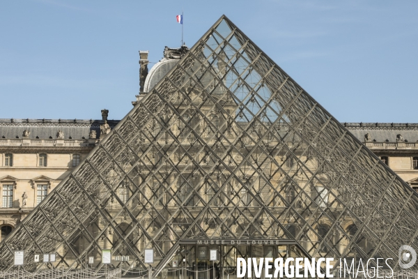 Confinement : quartier du louvre un samedi ensoleille