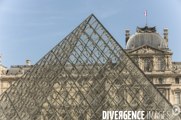 Confinement : quartier du louvre un samedi ensoleille