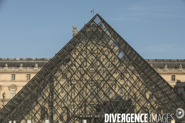 Confinement : quartier du louvre un samedi ensoleille