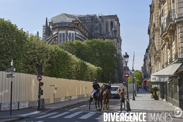 Rues de Paris le 7 avril 2020