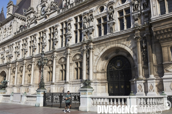 Rues de Paris le 7 avril 2020